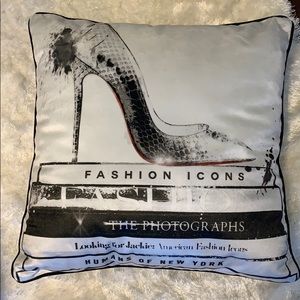 Fashion themed Throw Pillow